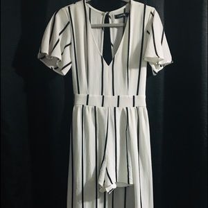 Crystal Sky size 3 Romper, with train.